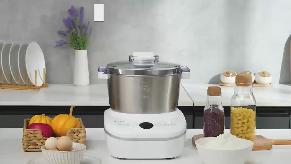 Electric Dough Mixer, 7L Capacity, 304 Stainless Steel, Fermentation & Dual Knead Modes, for Bread, Pizza, Pasta & Noodles